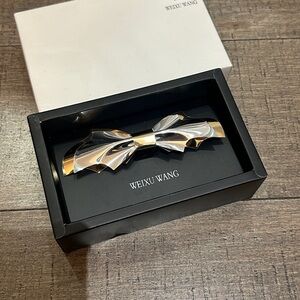 Silver and Gold Bow Tie